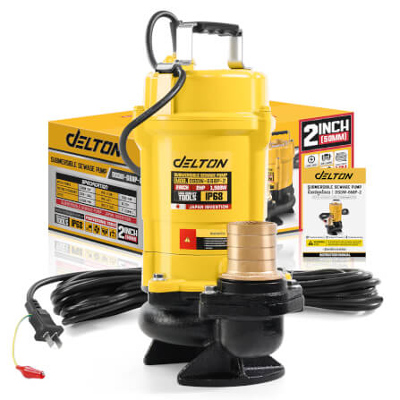 ปั๊มจุ่ม DELTON รุ่น DSSW-668P-2 ขนาด 2 นิ้ว 2HP 1,500W_7